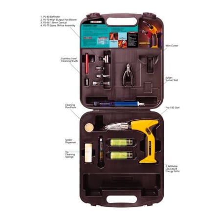 Solder - It, Inc. High Output Soldering Gun / Multi-Function Heat Tool Kit PRO-180K